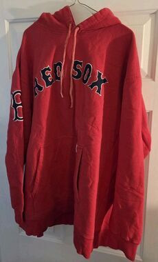 Boston Red Sox Stitches Hoodie Sweatshirt Y2K 2xl Genuine MLB Merchandise XXL